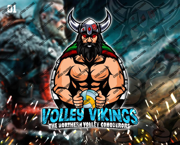VOLLEY VIKINGS LOGO